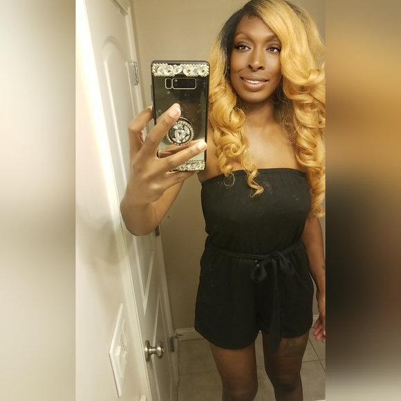 Streetwear Society Pants - NWT Black Strapless Romper size Small